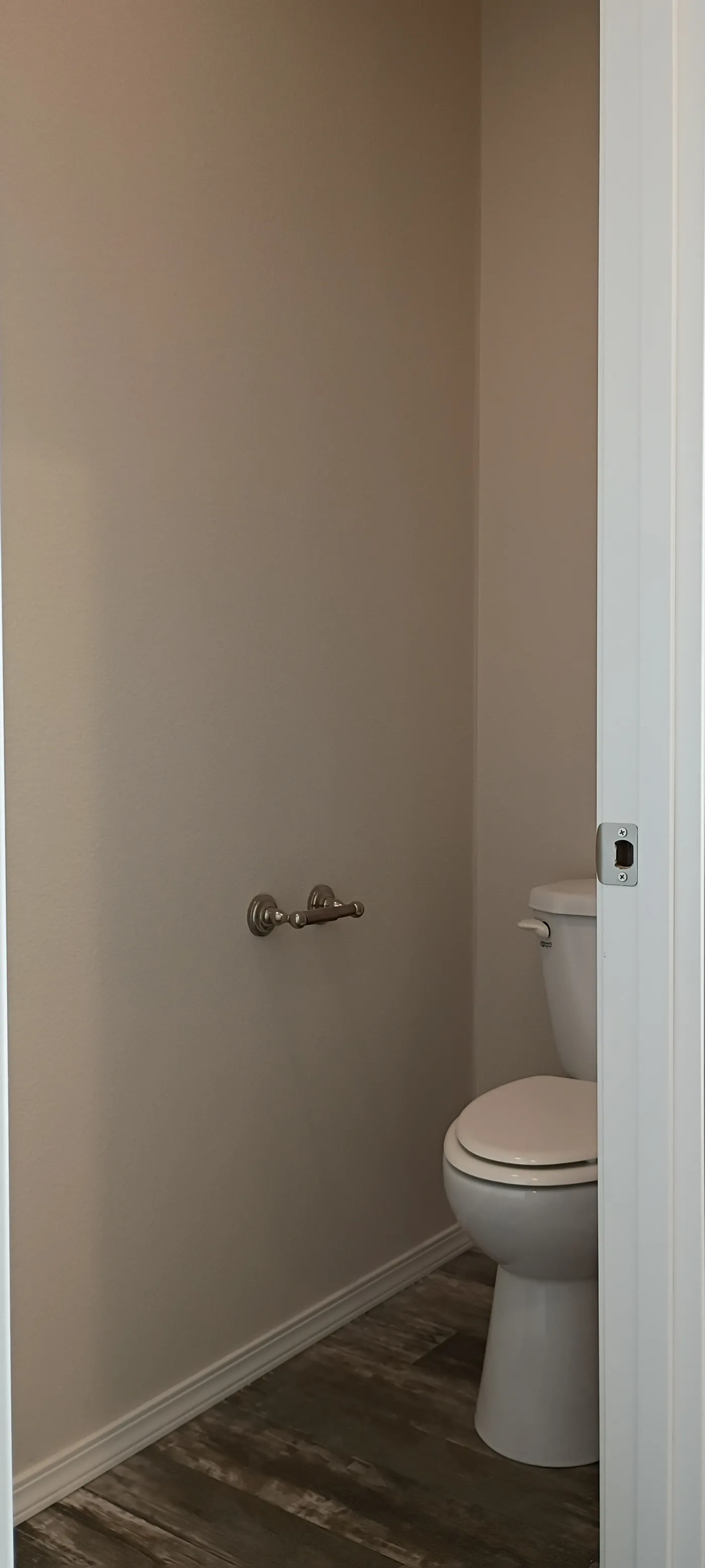 private bathroom with door