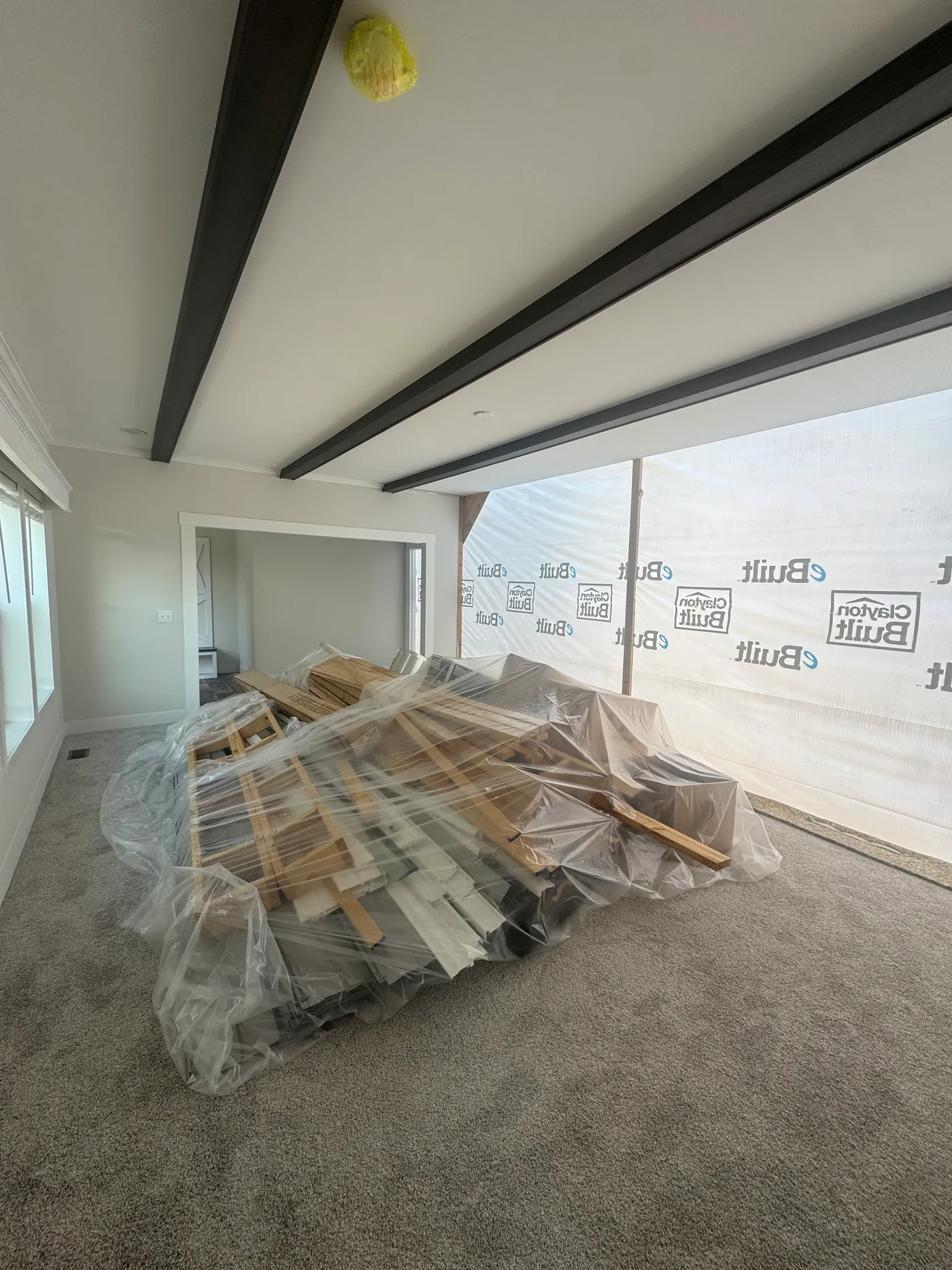 Living room showing view back to Foyer