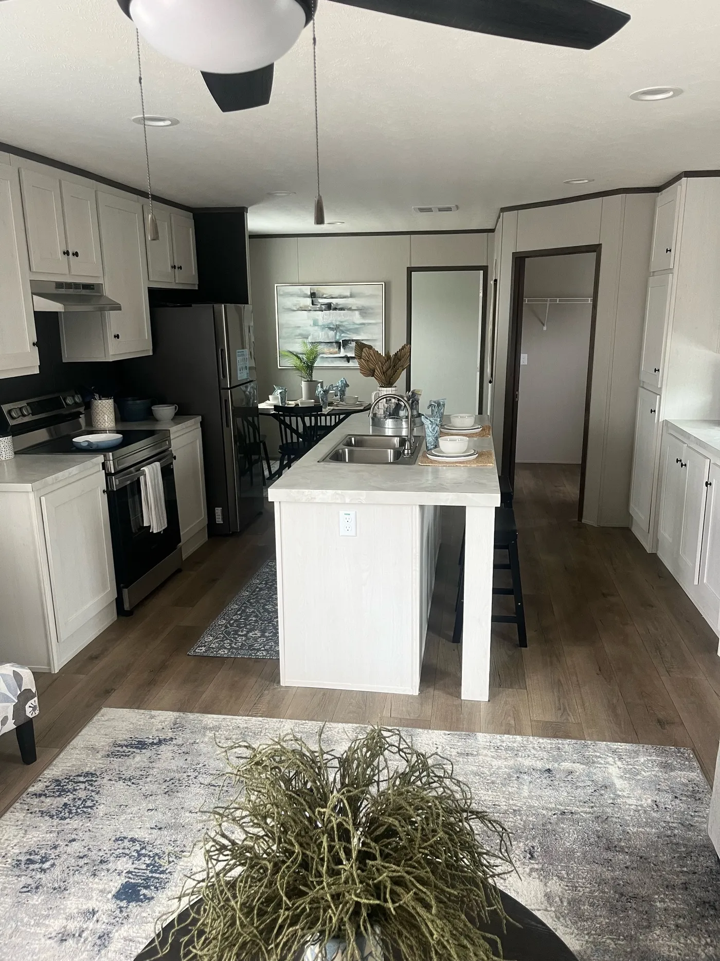 Manufactured home 3 bedroom, 2 bath in Texas.