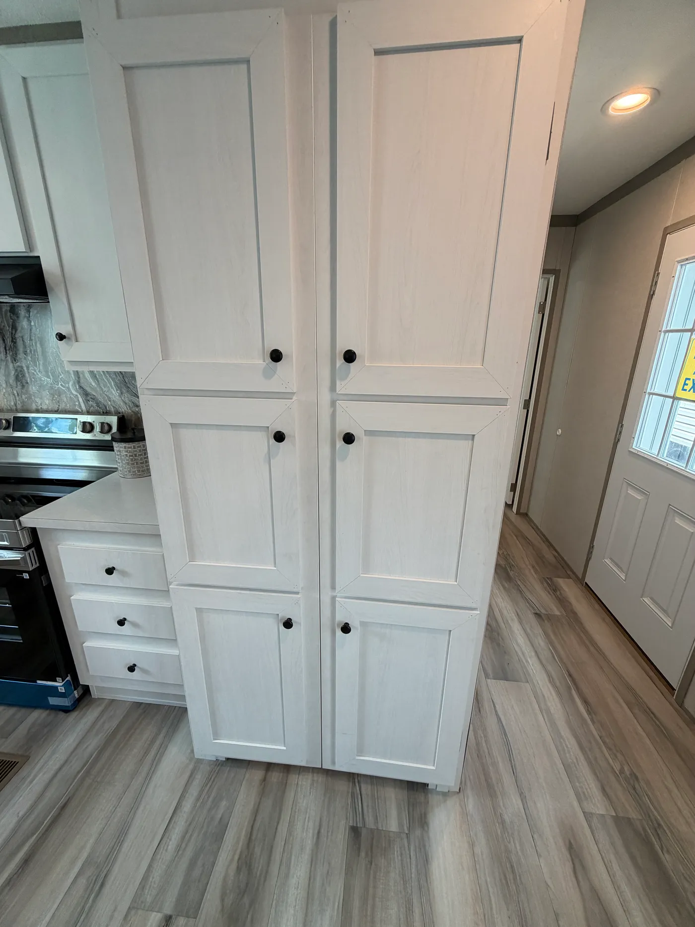 Hidden Pantry and Laundry Room