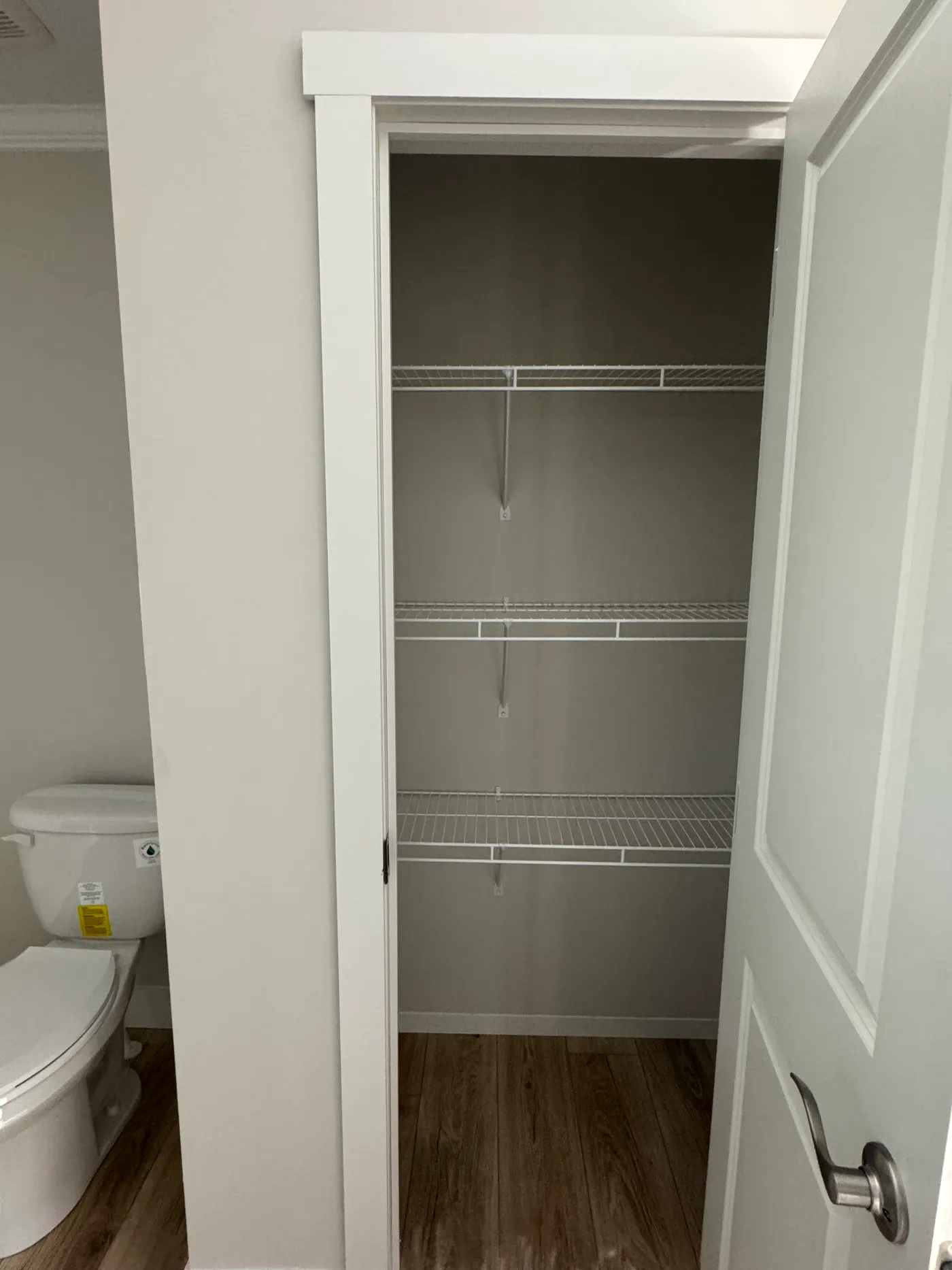 Linen Closet in Primary Bath
