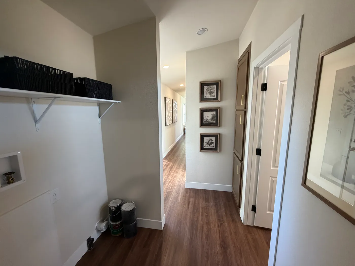 Washer & Dryer Hook-ups with easy outside access!