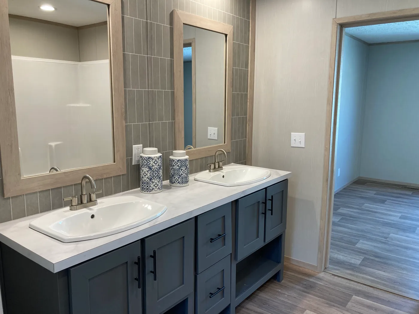 Master Bath with double sink vanity!