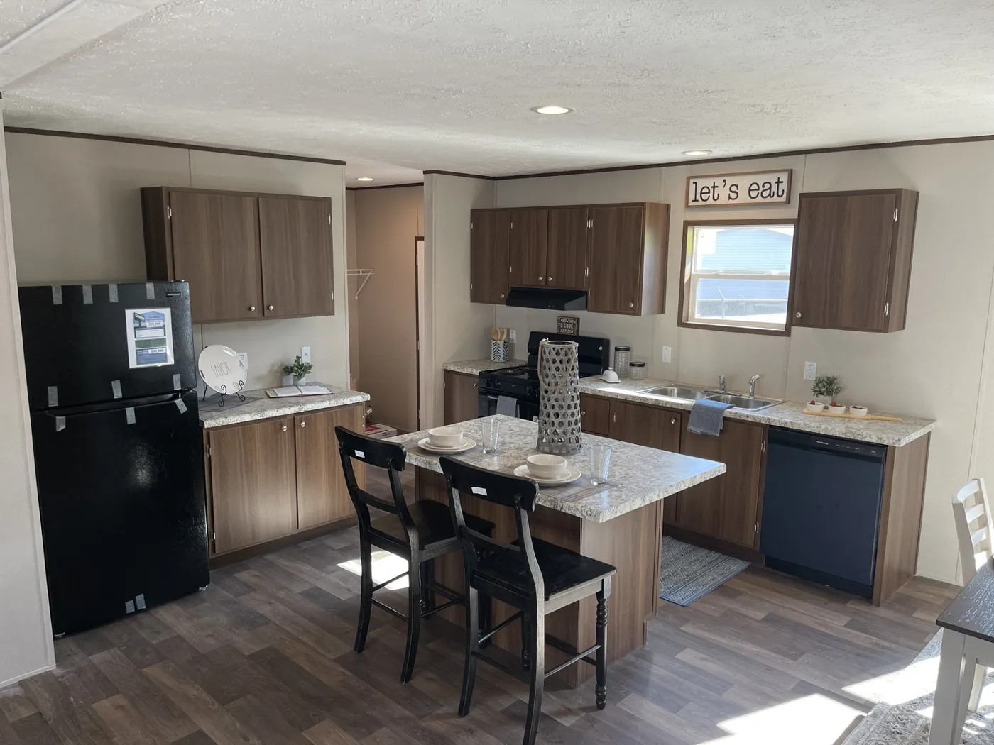 Kitchen with entrance to Laundry, Pantry Room/Freezer Space