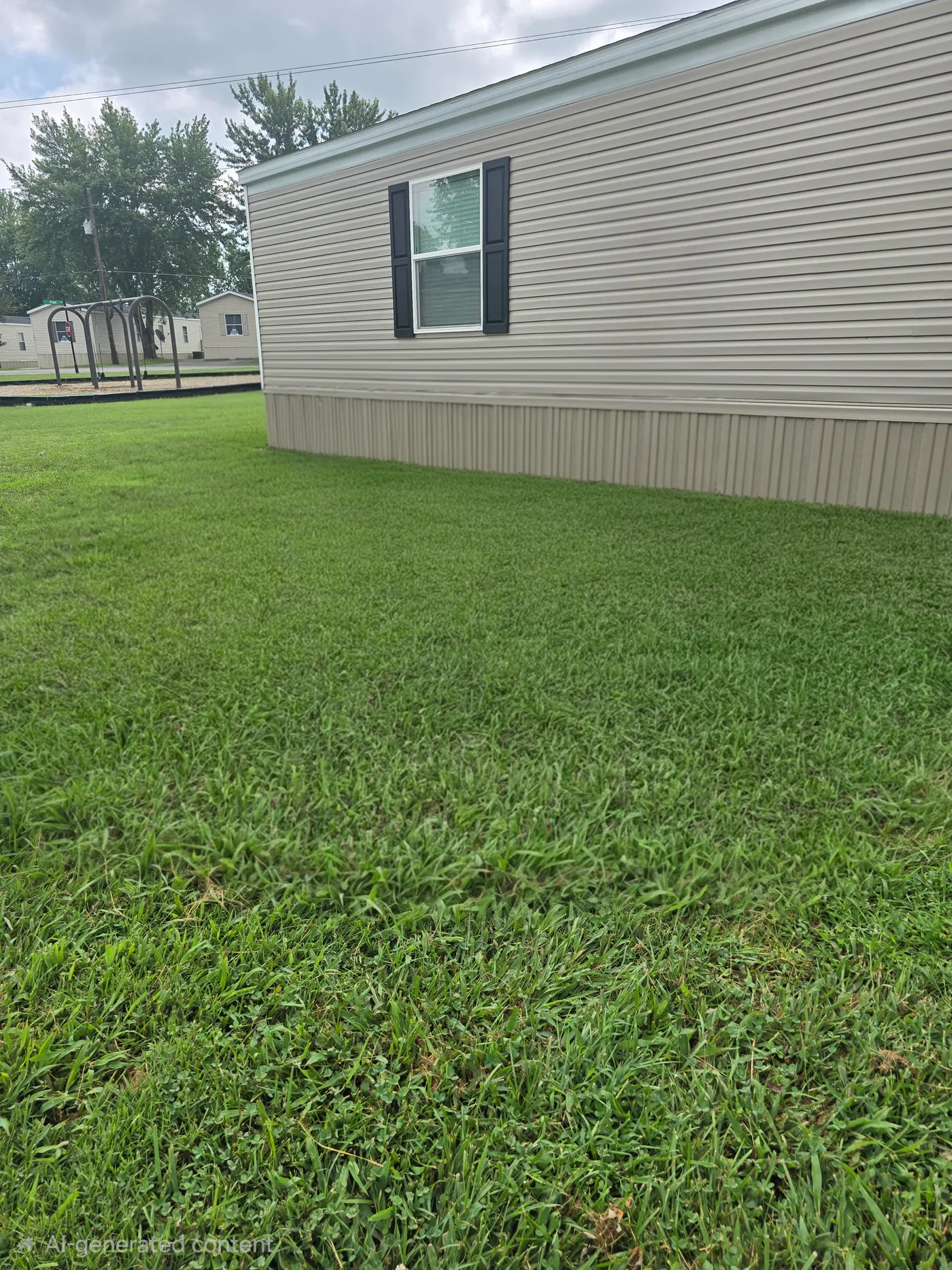 left front side of home