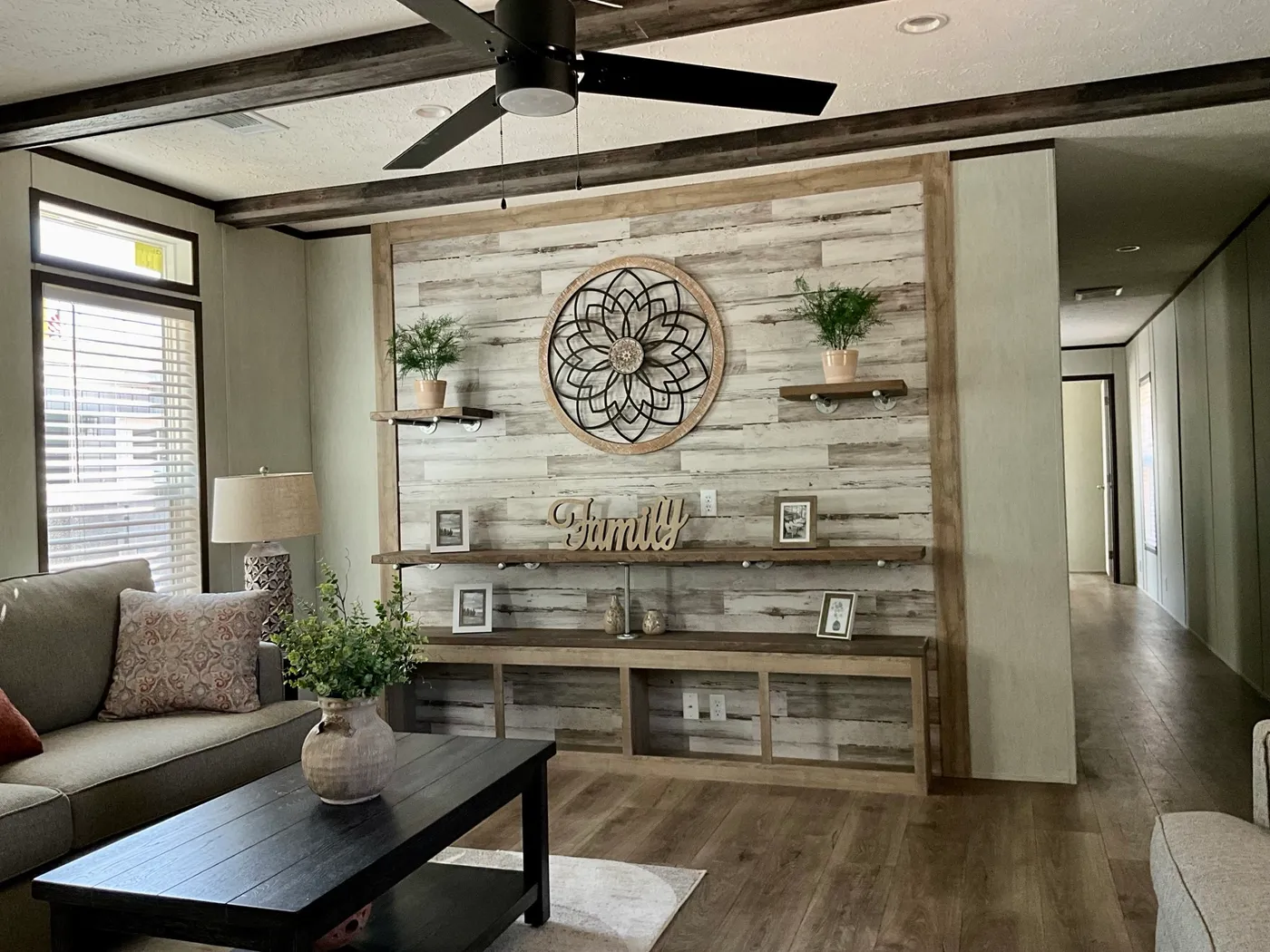 View of Family Room from Kitchen