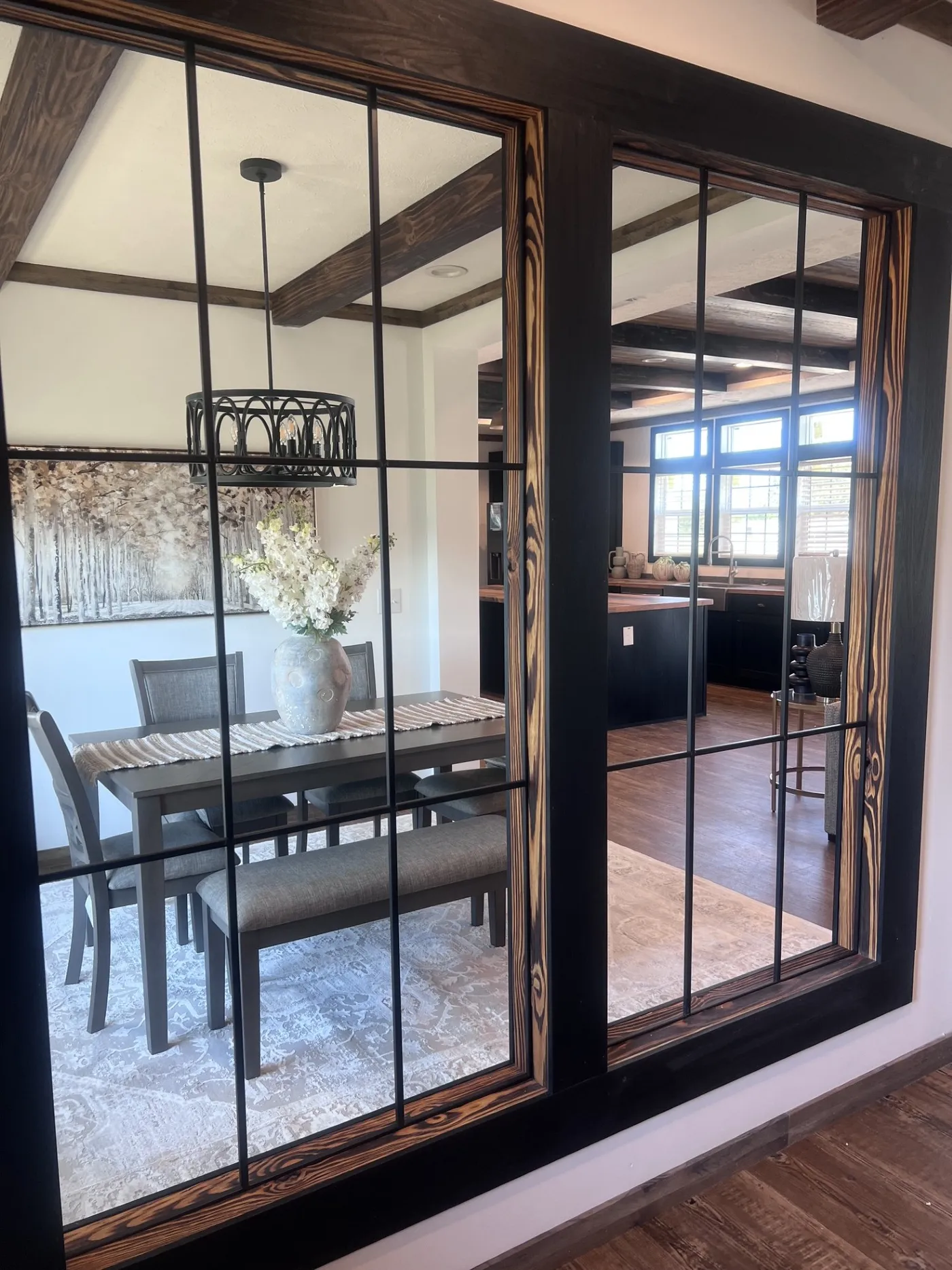 looking into the dining room from Foyer