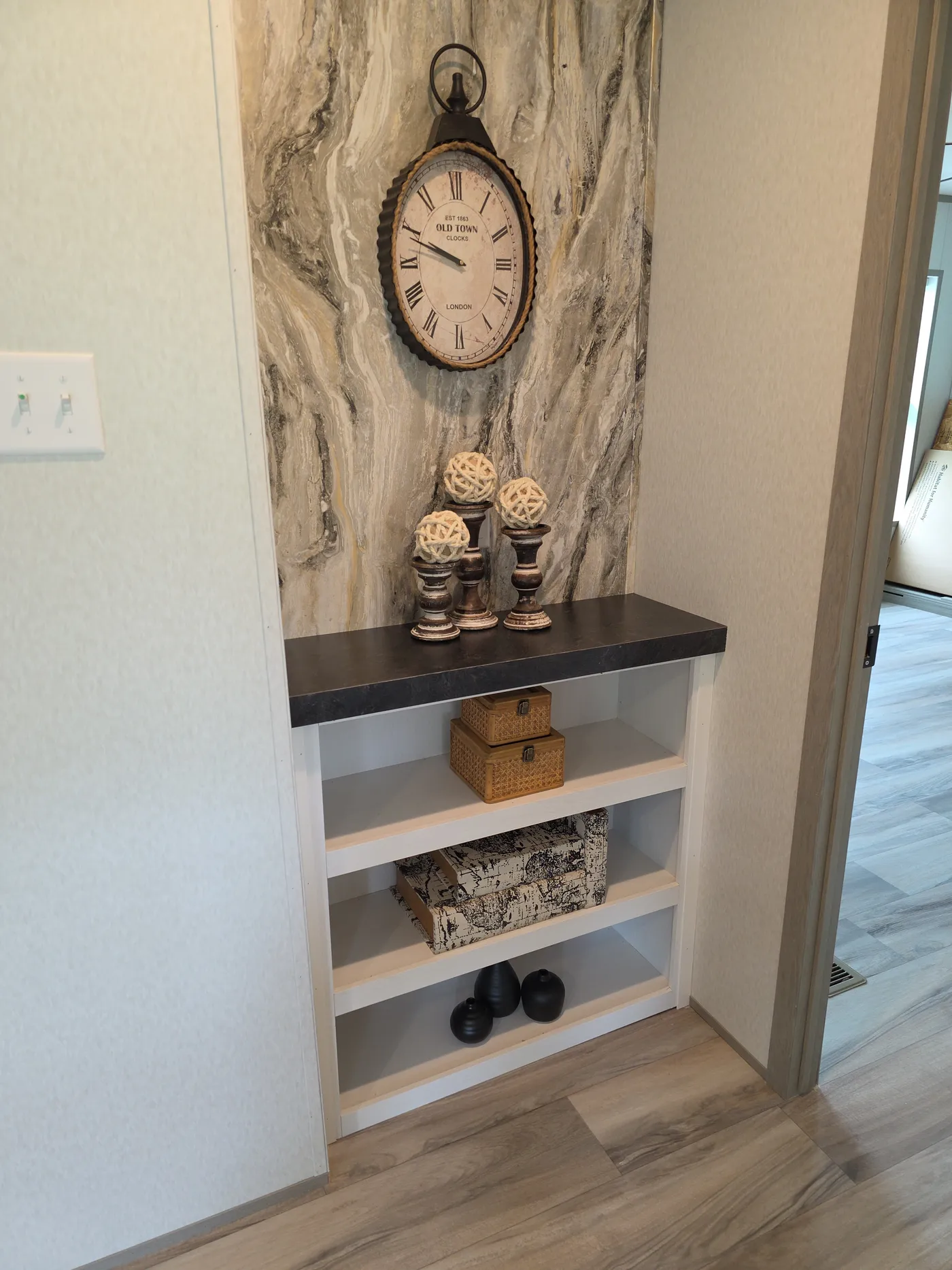 Extra storage off of kitchen. 