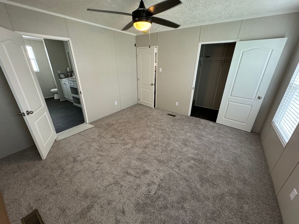 Nice space, along with walk in closet.