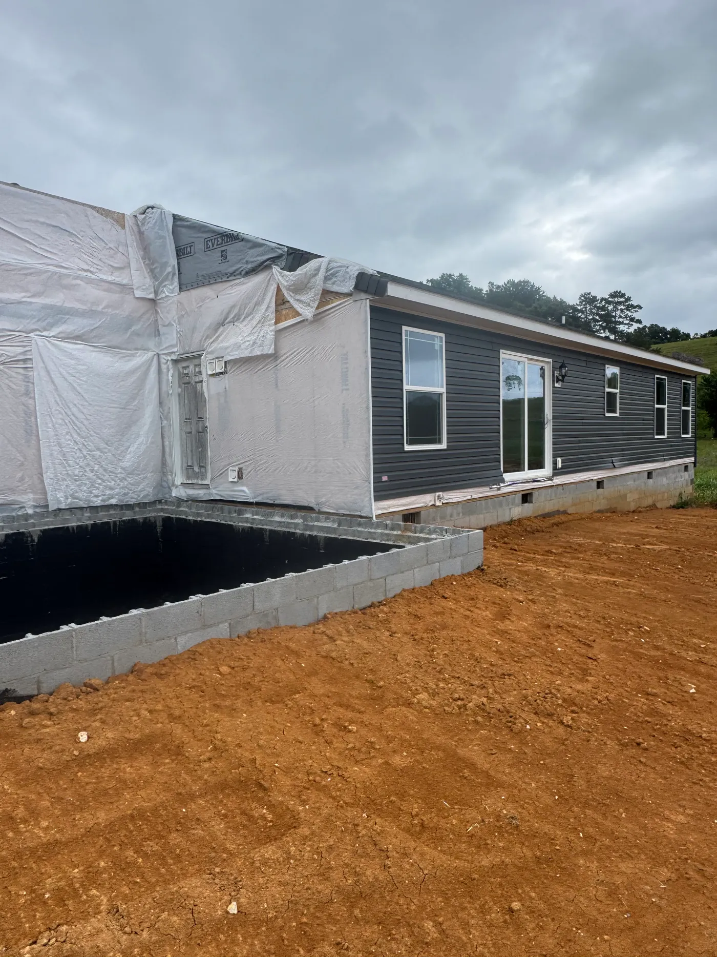Pre Garage construction