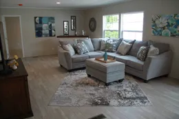 Vibrant, open concept living room