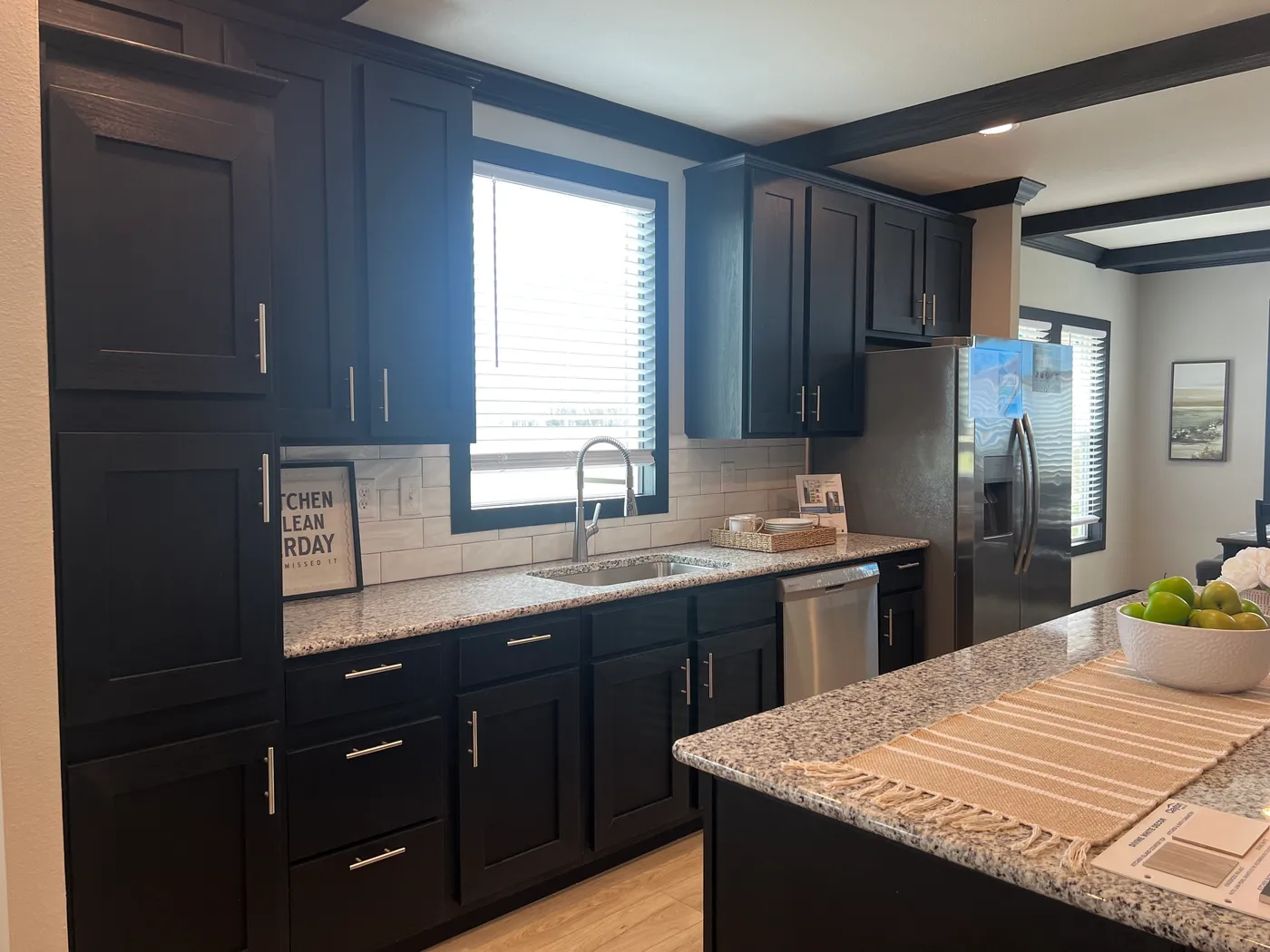 Beautiful tape and texture manufactured home with custom kitchen . Best deals and prices on affordable, quality, Clayton Built manufactured home in texas.