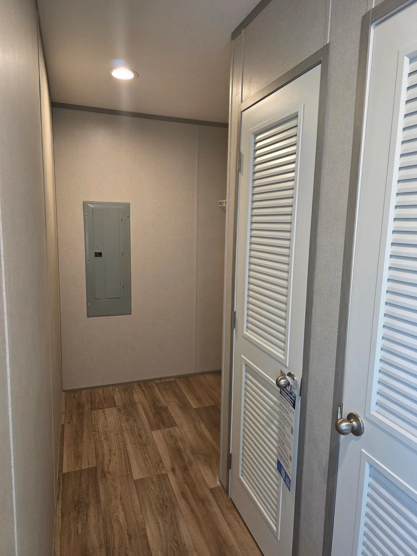 Utility Doors in hall to laundry room. 