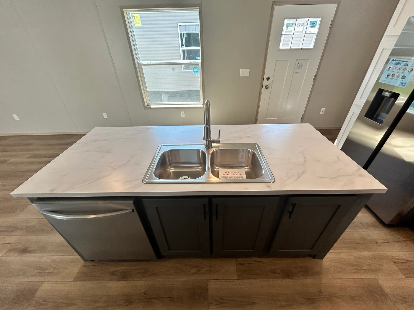 This beautiful island is the center piece to your new kitchen!