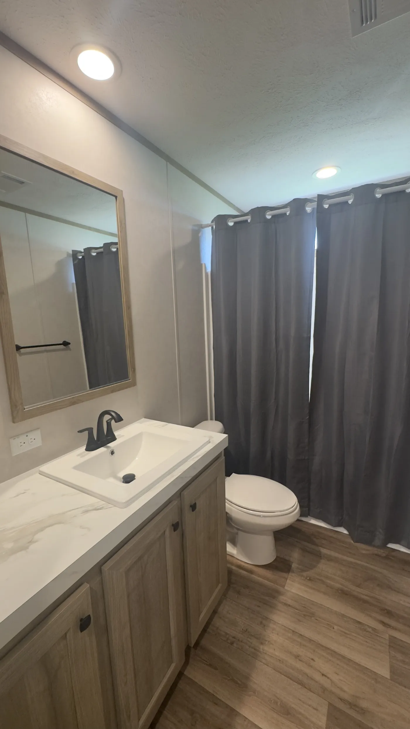 Spacious Guest bath with double sinks