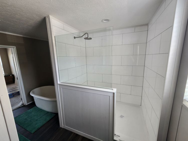 Optional Tile Shower Available. 