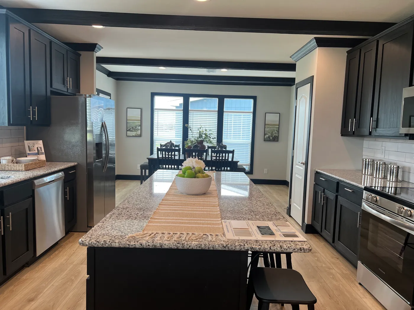 Beautiful tape and texture manufactured home with custom kitchen . Best deals and prices on affordable, quality, Clayton Built manufactured home in texas.