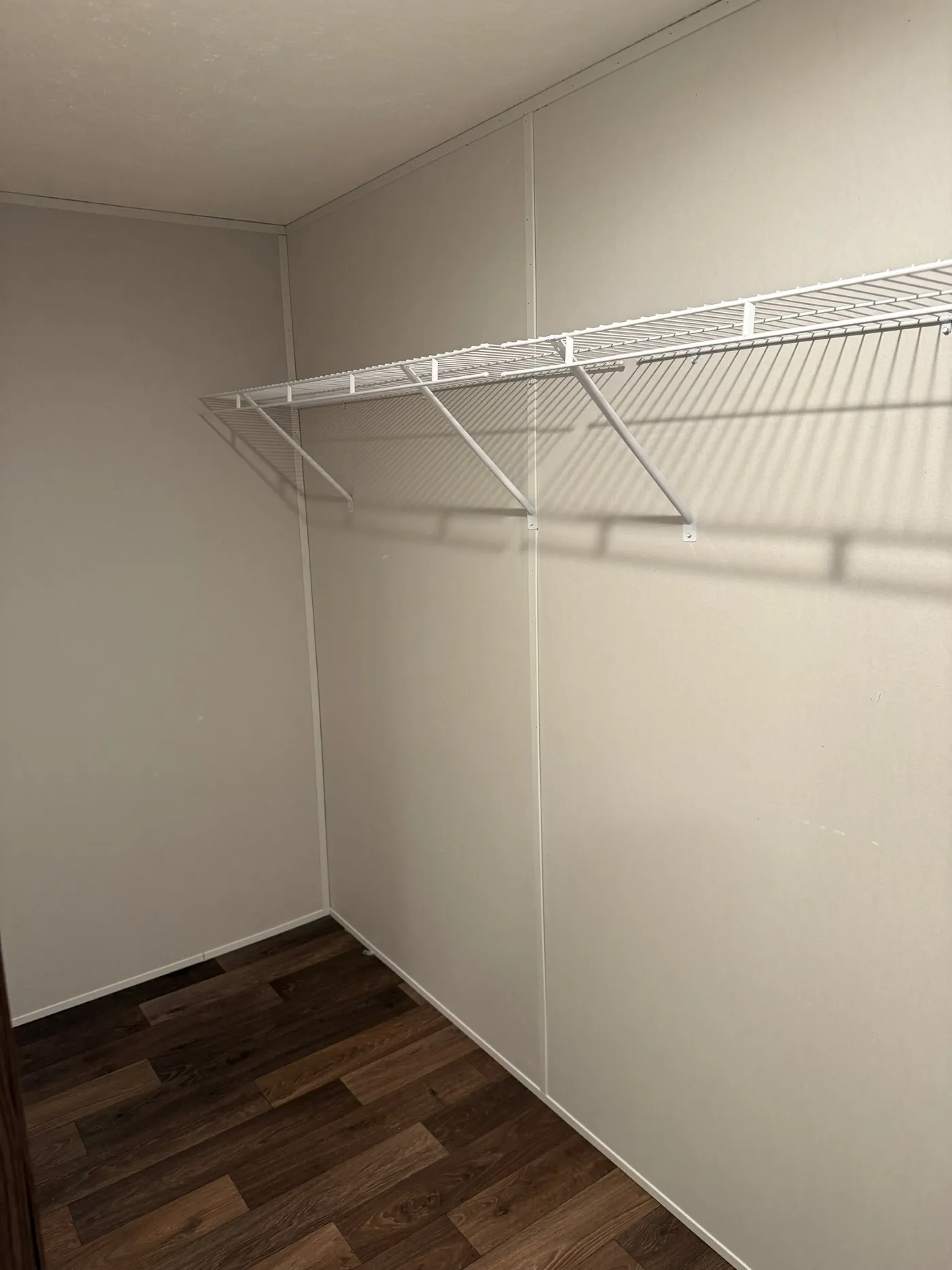 Large walk in closet