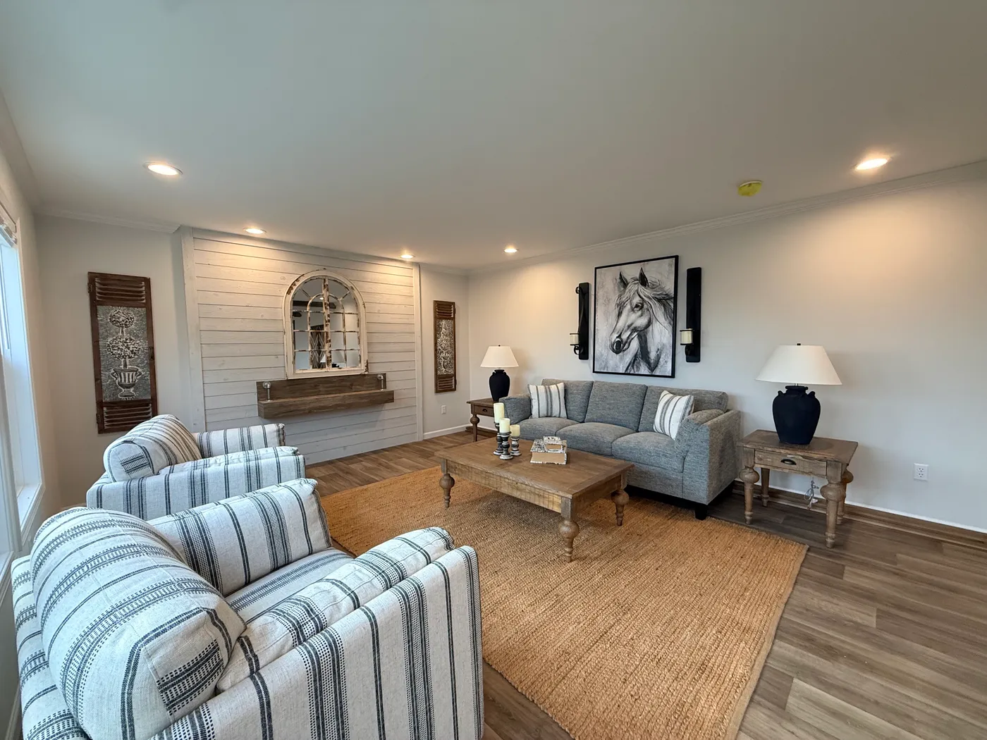 Spacious open concept living