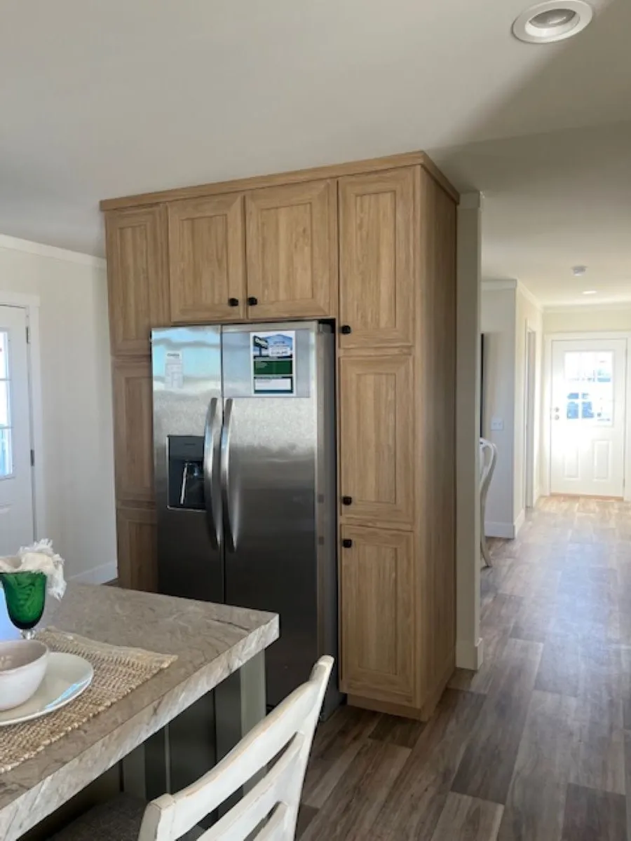 Cabinets are so easy in this one with upgraded stainless appliances