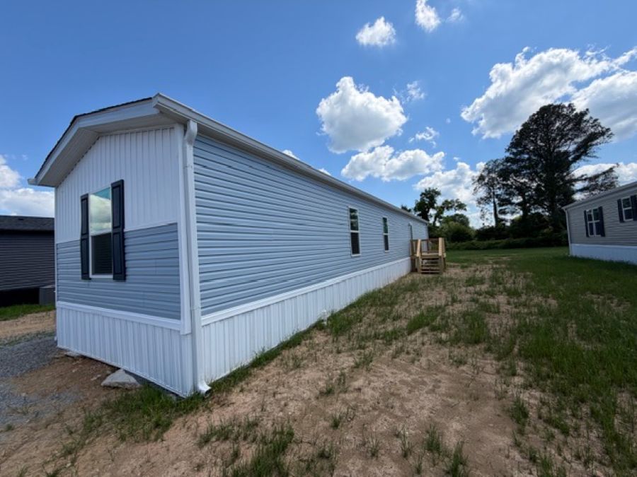 Rear of home with Deck
