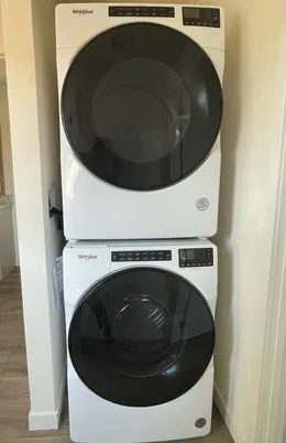 Washer & Dryer included with lot model stock # GO2534