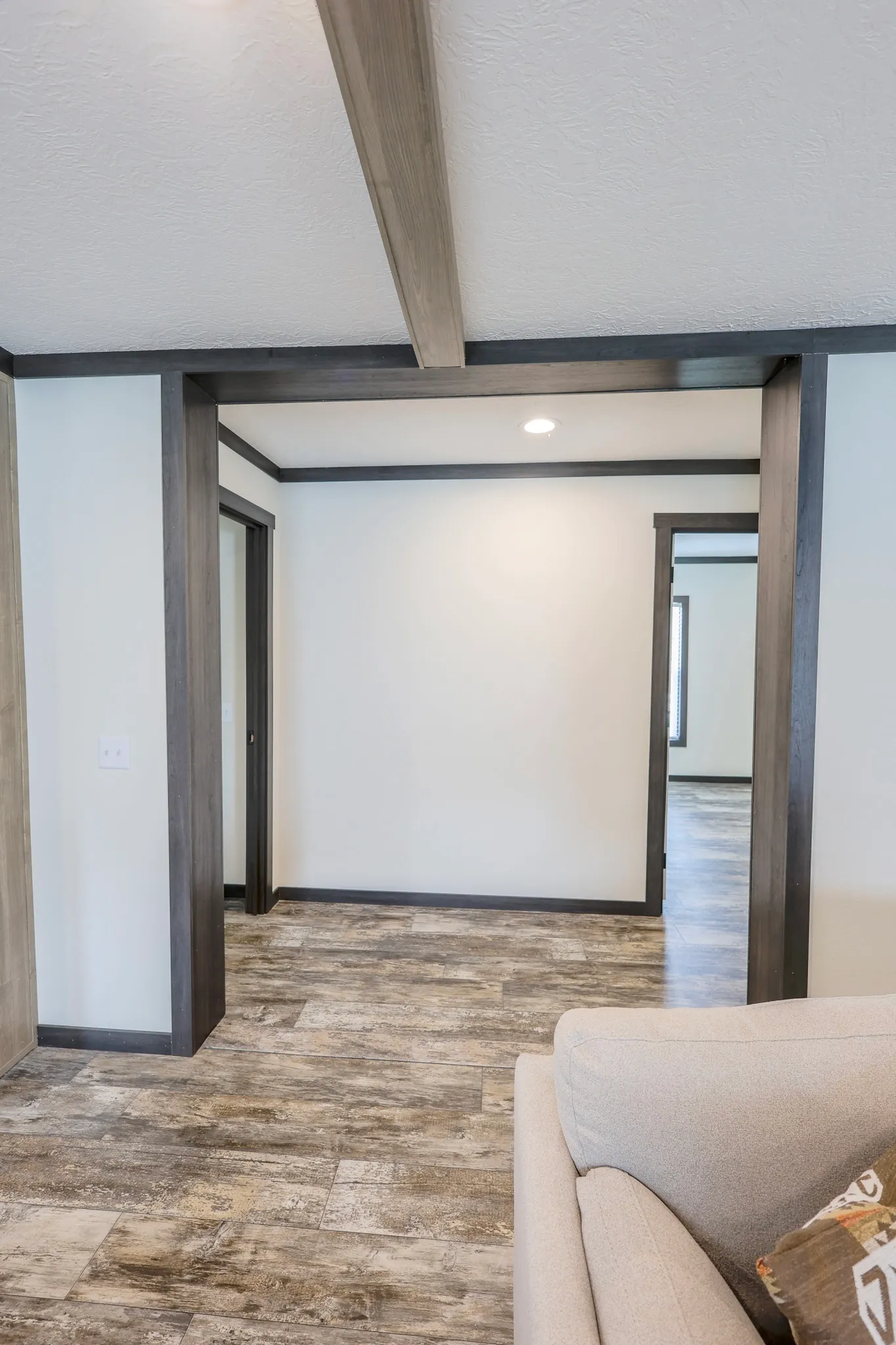 hallway view to bedroom 1 and 2