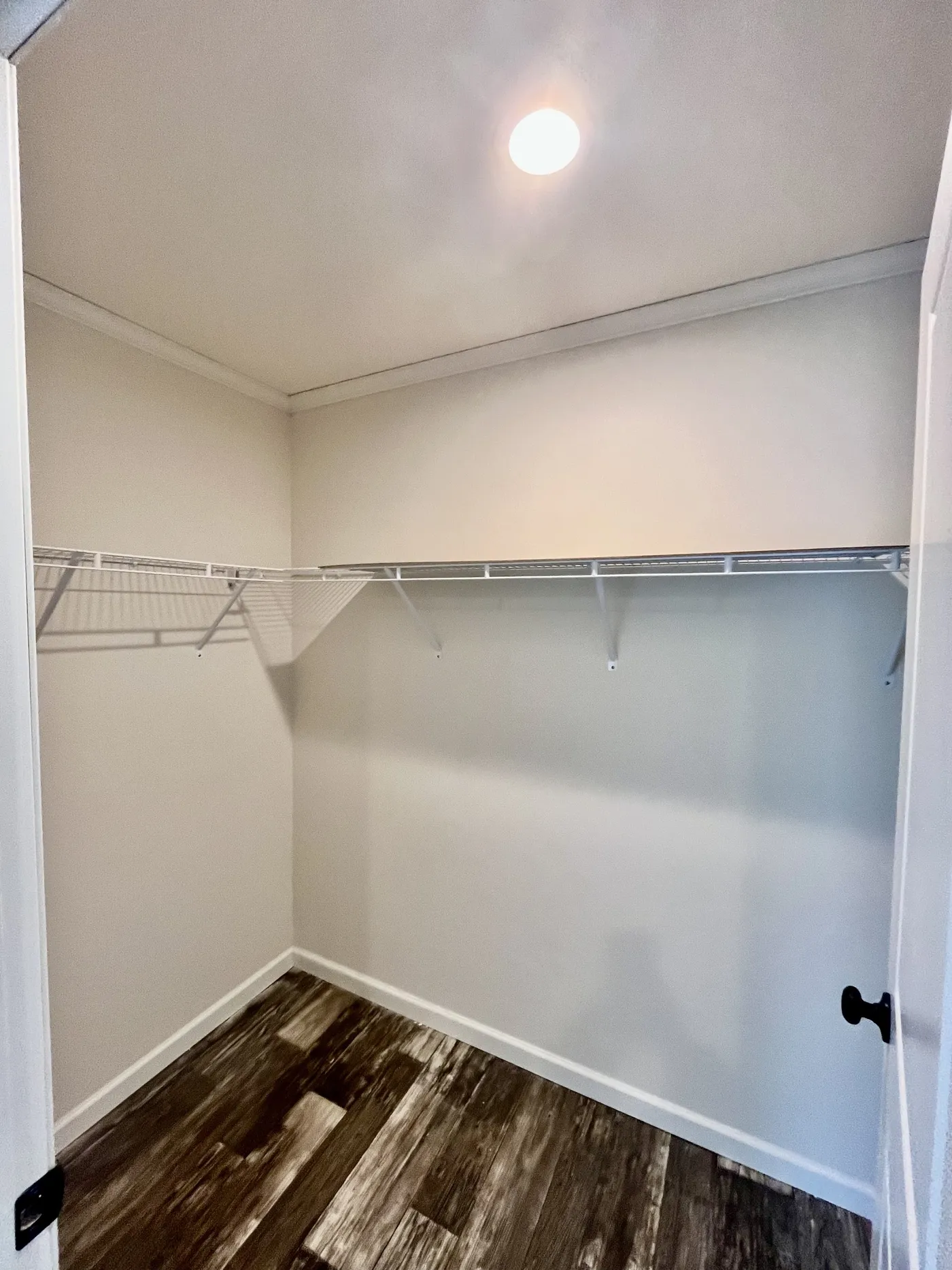 Primary walk in closet