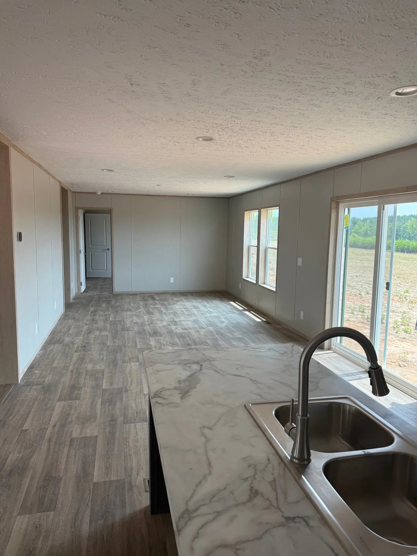 View in Family Room from Kitchen