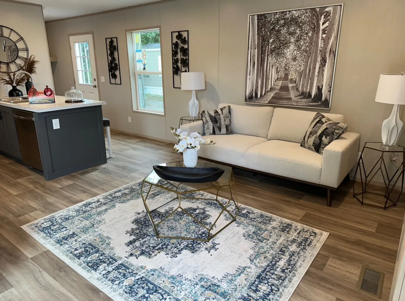 A delightful, open living area!