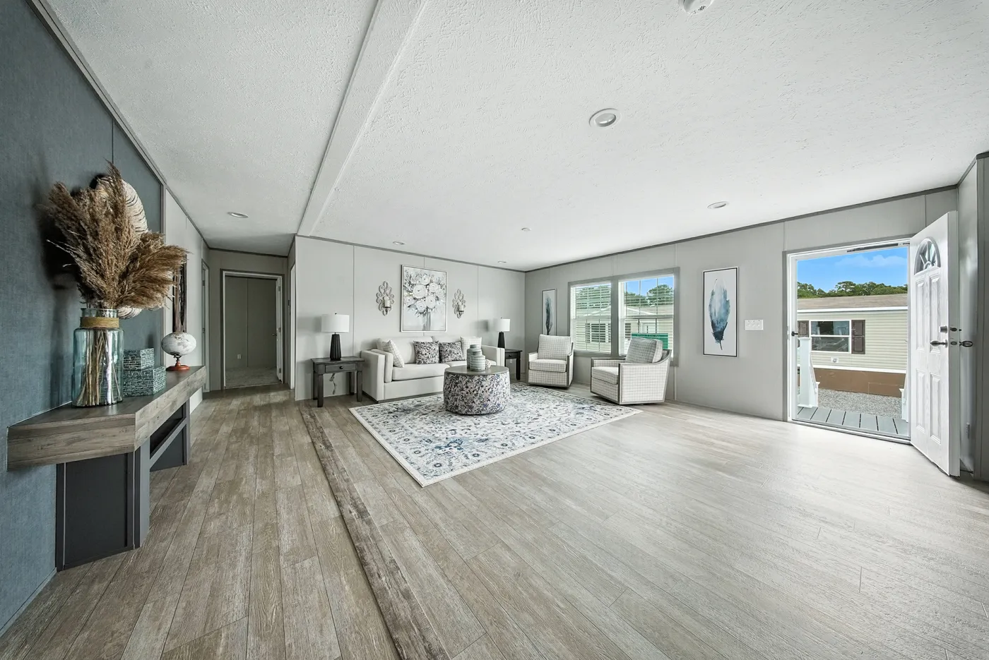 Spacious living room