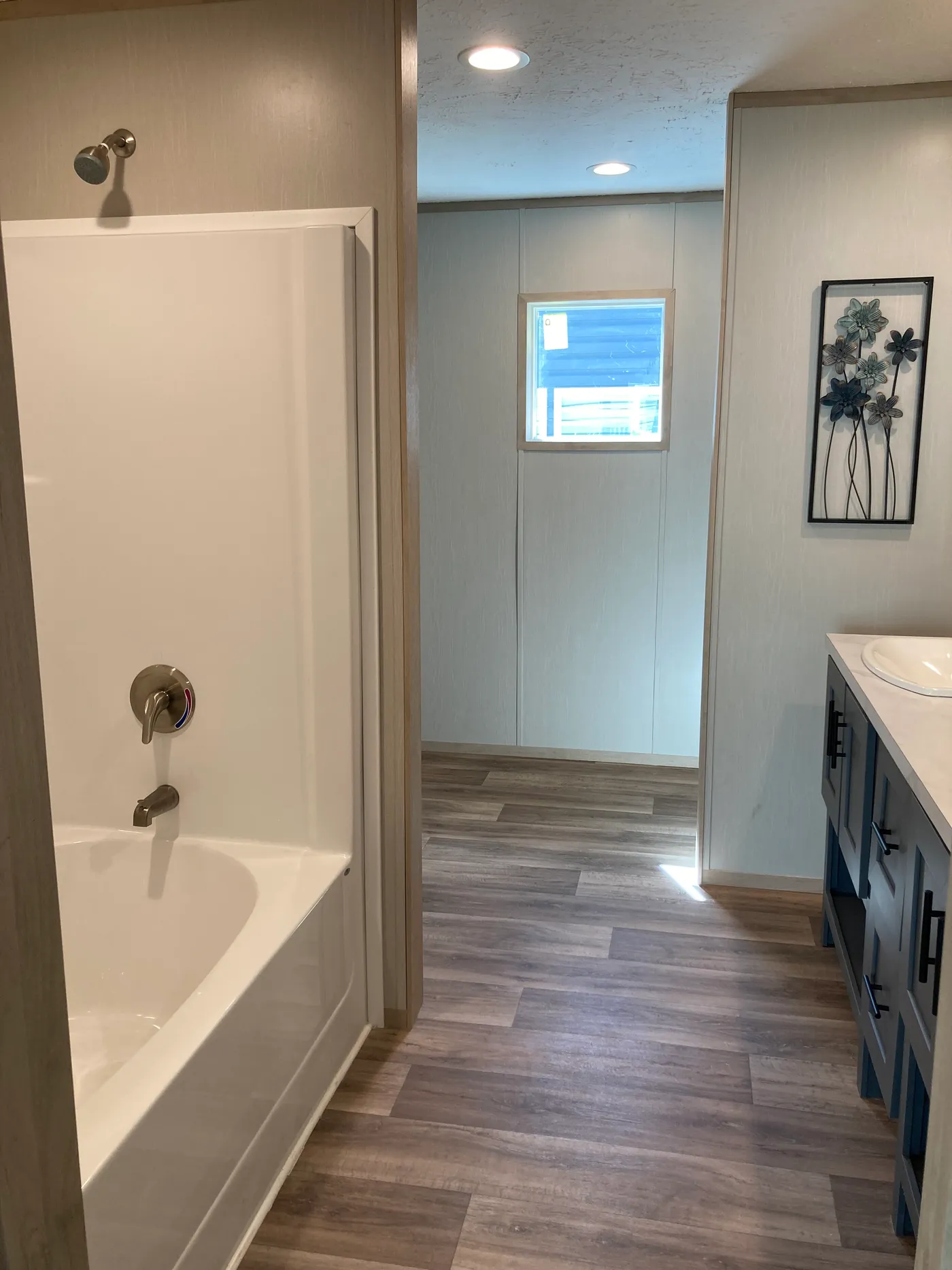 Large Master Bathroom with extra closet!