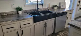 Black acrylic sink