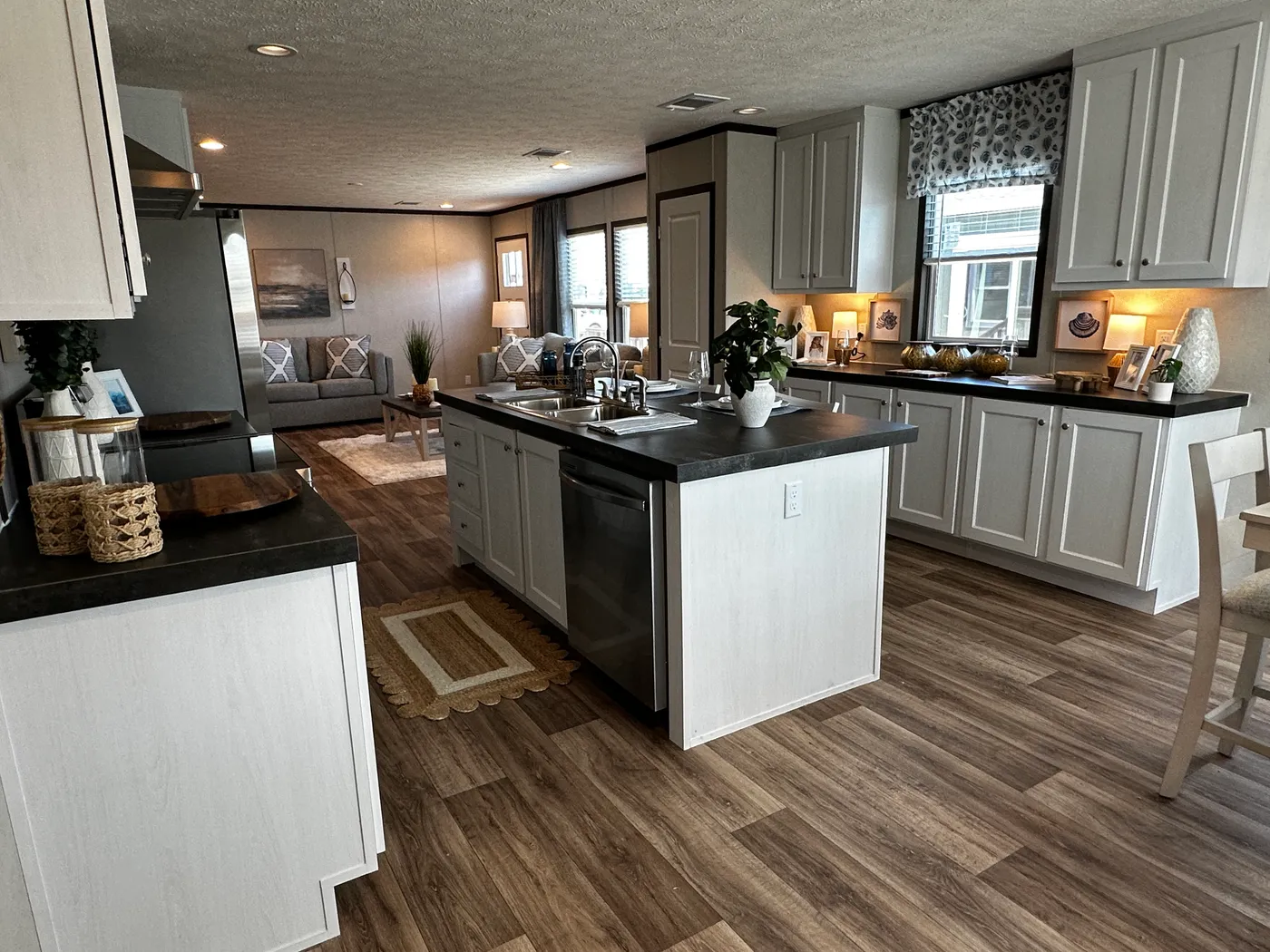 extra wide doublewide mobile home, 32x52 manufactured home, SmartPanel siding mobile home, open floorplan manufactured home, energy-efficient doublewide, walk-in shower mobile home, walk-in closet master bedroom, spacious manufactured home for sale.
