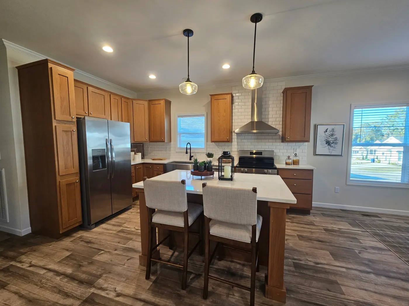 This home has granite countertops and is available as an upgrade for any home at Brooks Cove. 