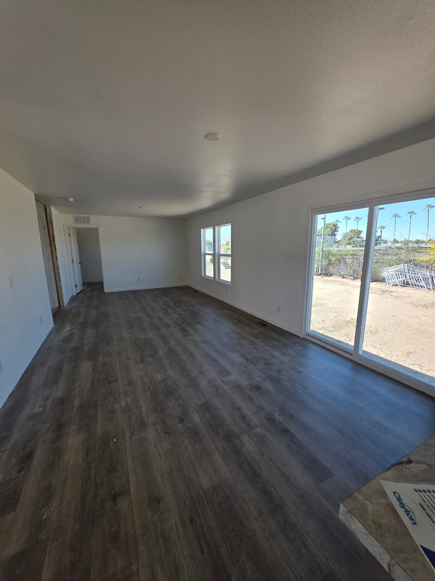 Large open family room 
