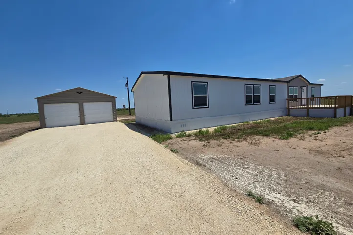 House and Garage View