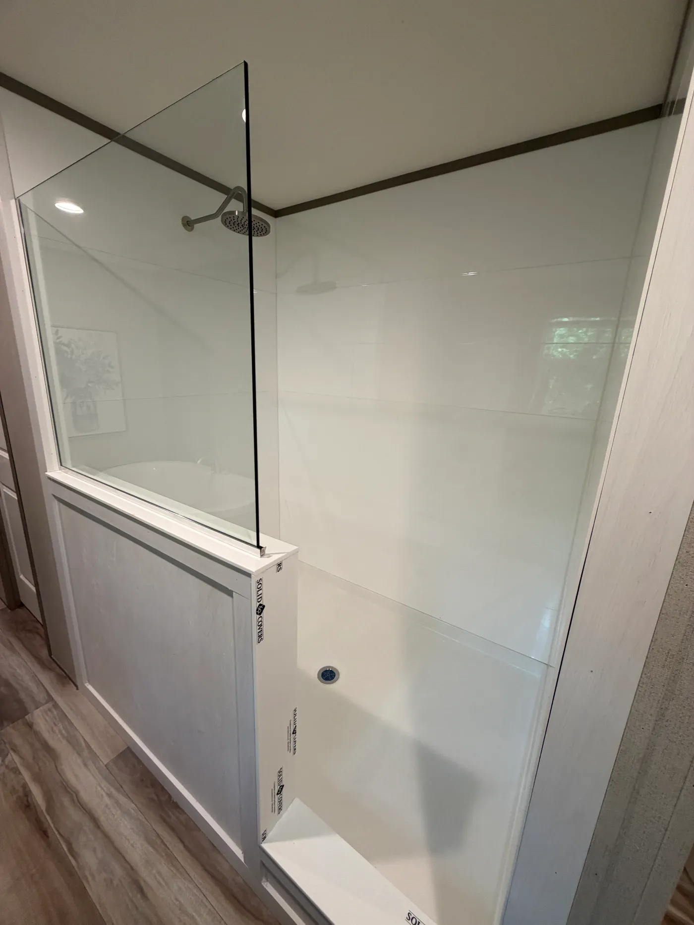 Walk-In tile shower