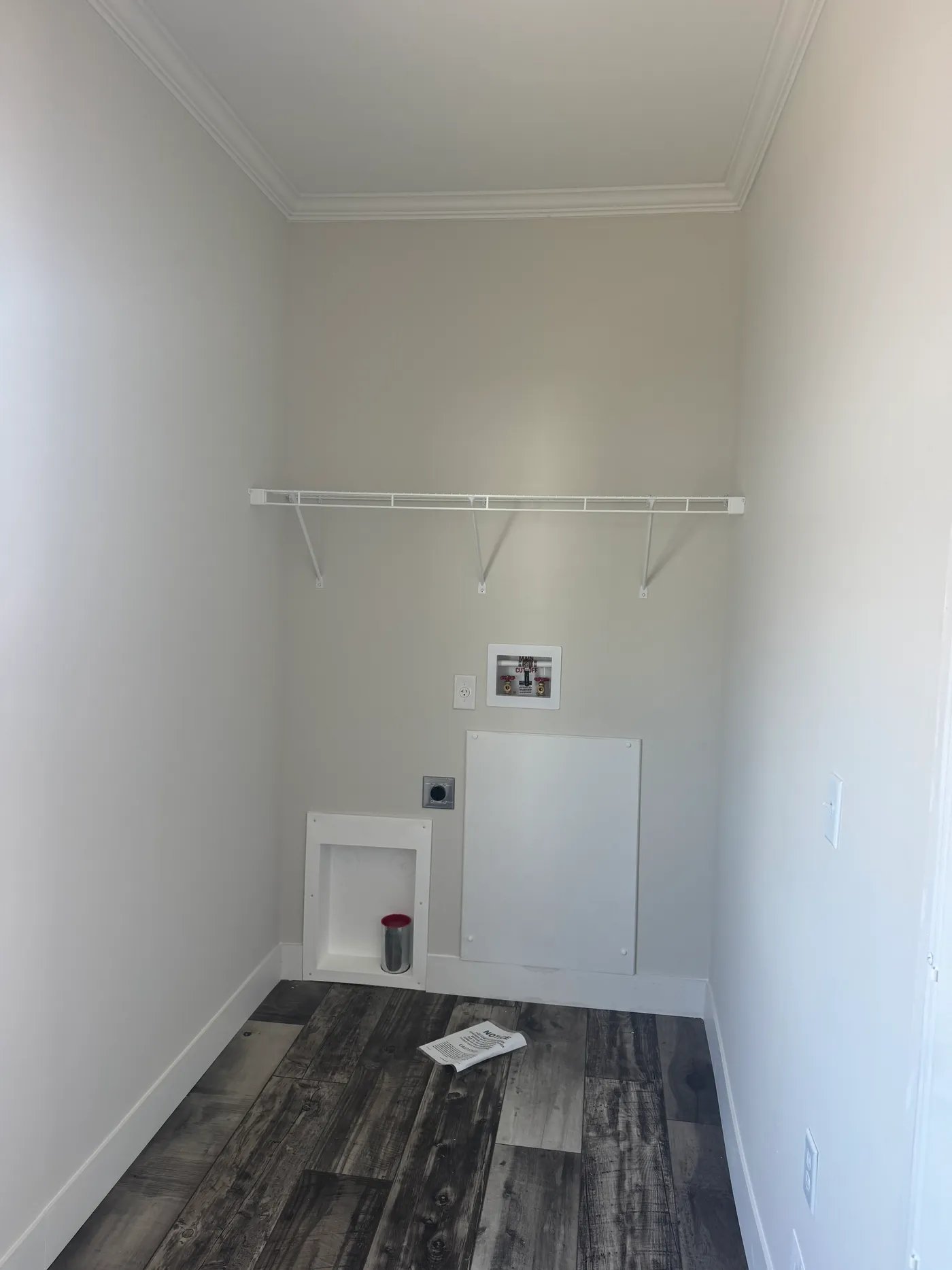 Washer/Dryer area. 