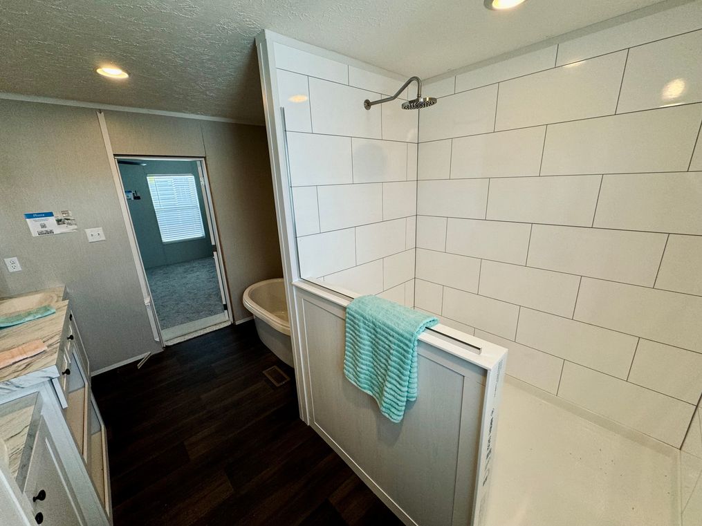 Walk in tile shower. Stand alone tub. Perfect for when you’re in a hurry or have time to relax.