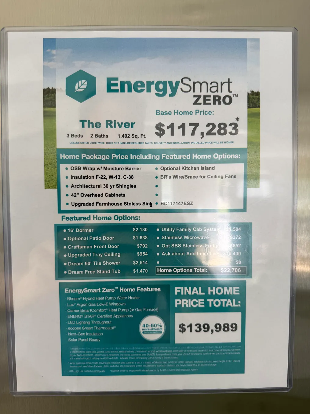 Fridge Tag Pricing - RIVER