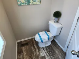 Spacious guest bathroom