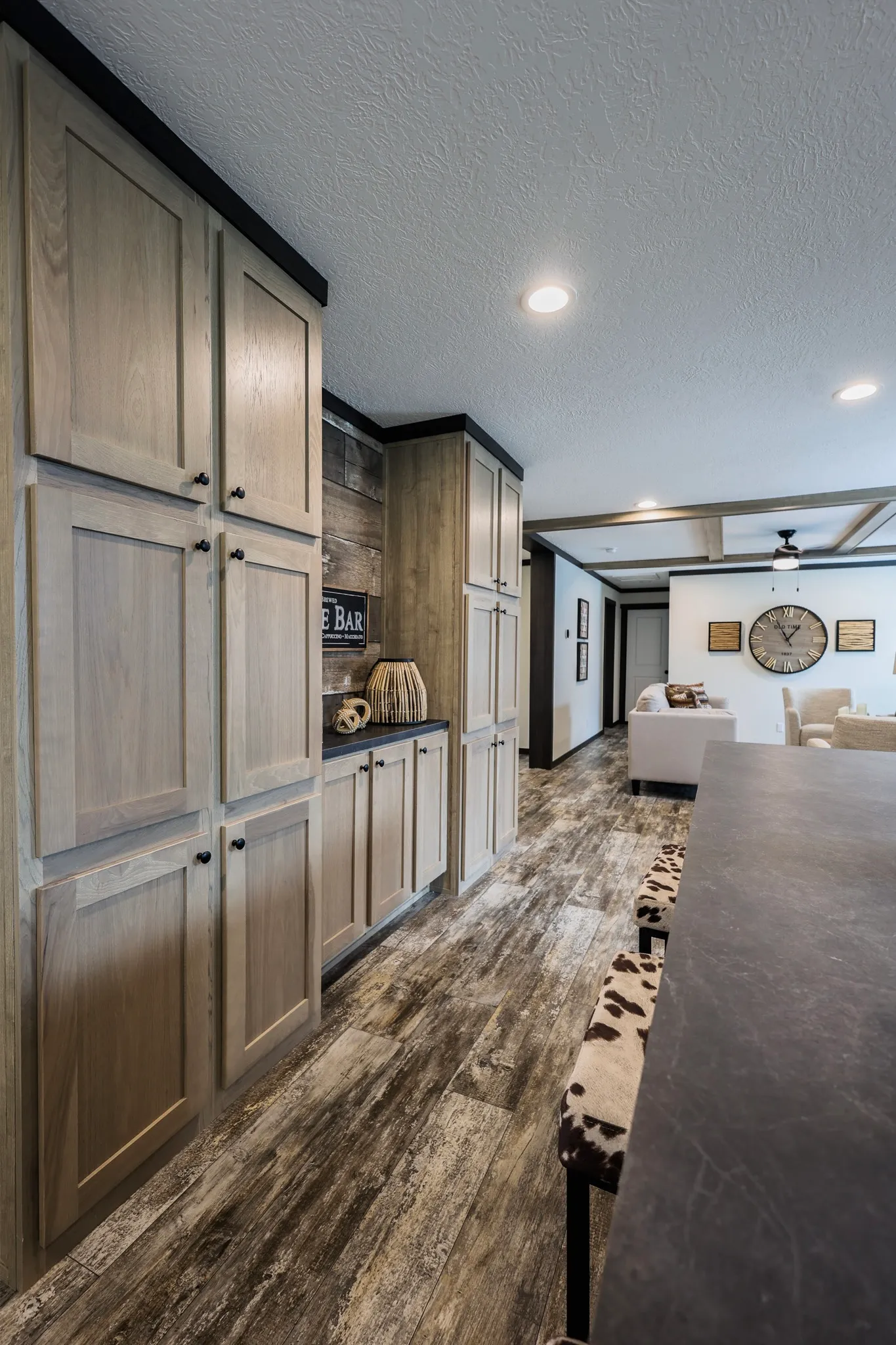 kitchen and coffee bar