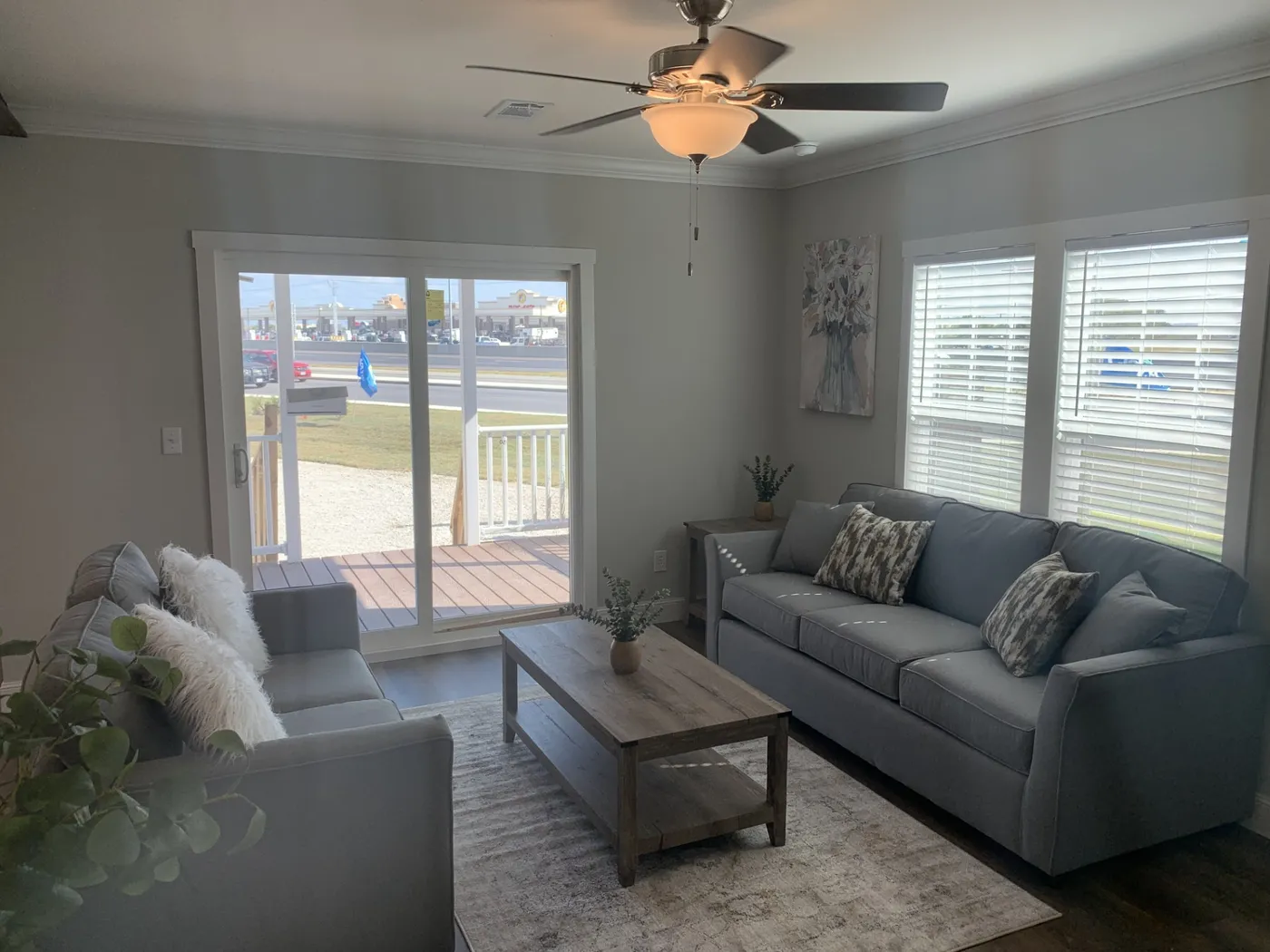 Doorwall leading to GORGEOUS sitting porch!