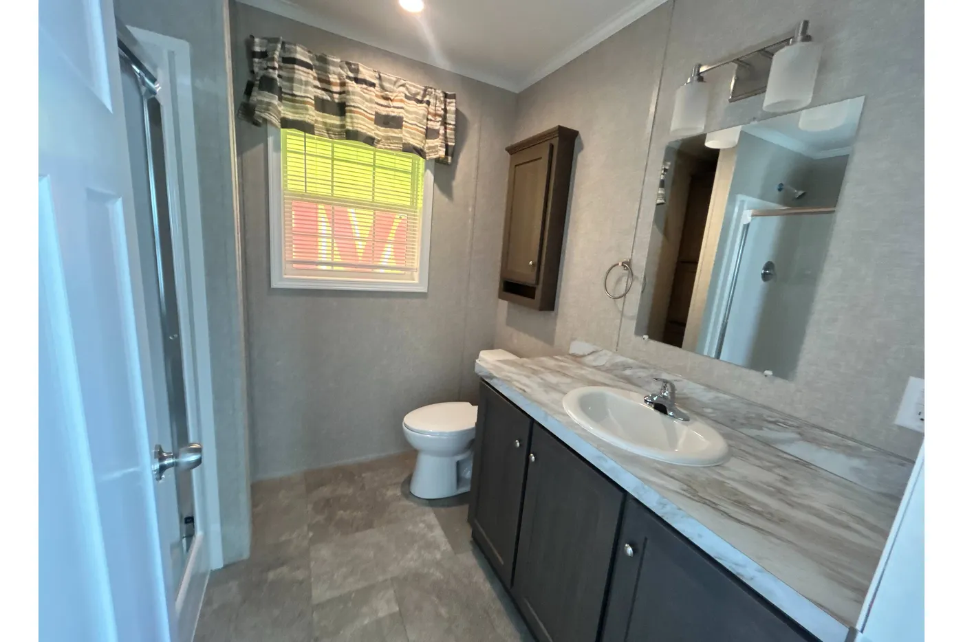 Another look at the primary bathroom. 