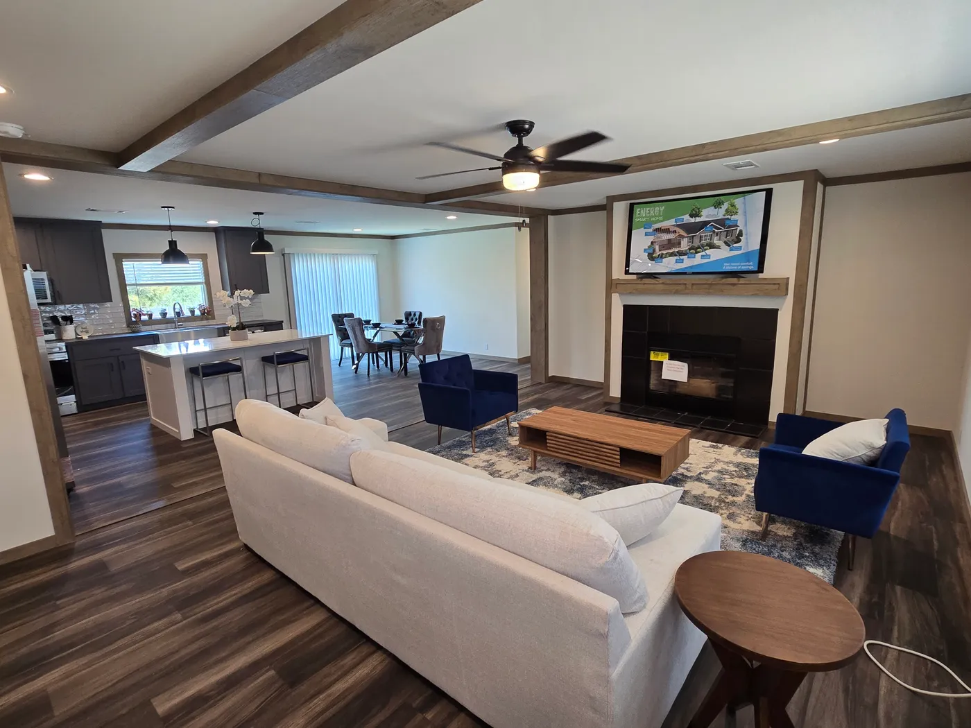 Fireplace Optional (Wood Burning or Electric)