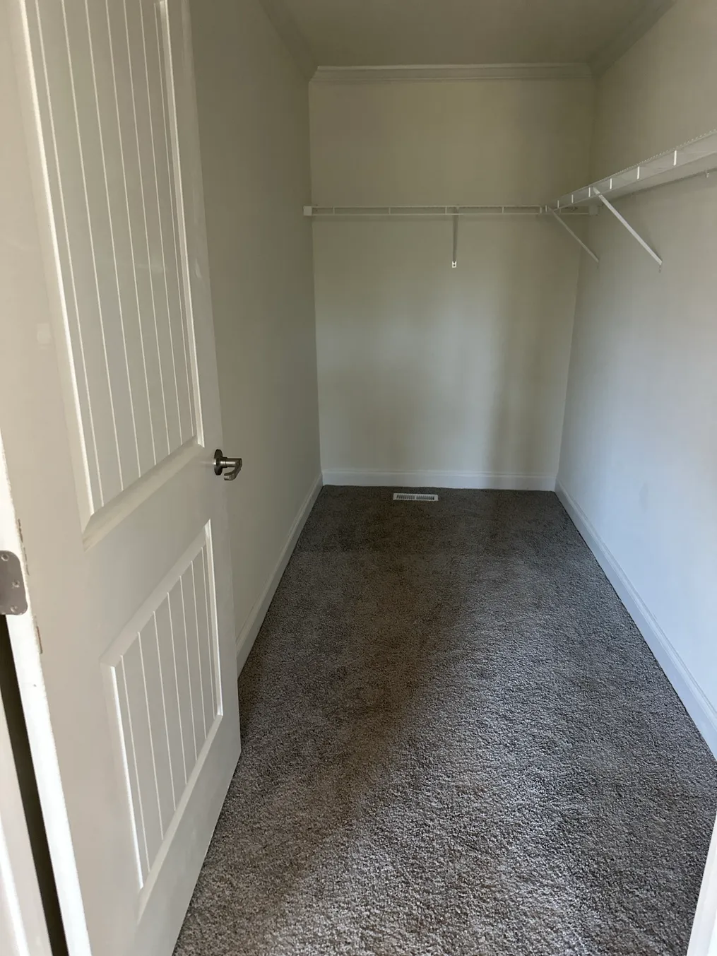 Spacious walk-in closet