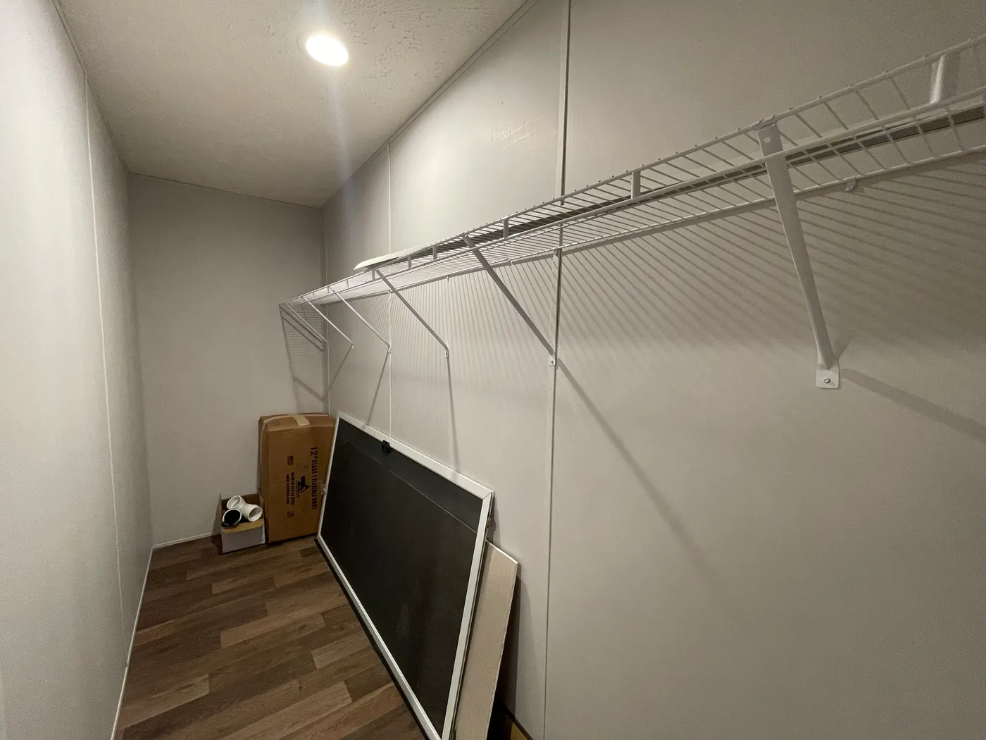 Primary closet