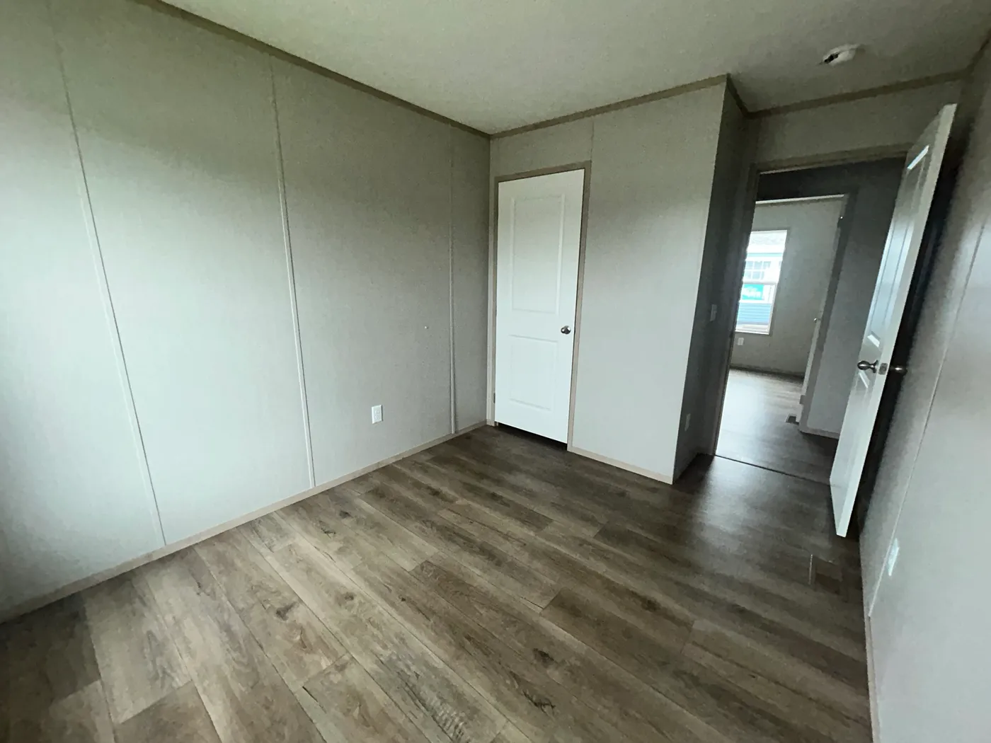 View from inside the guest bedroom. 