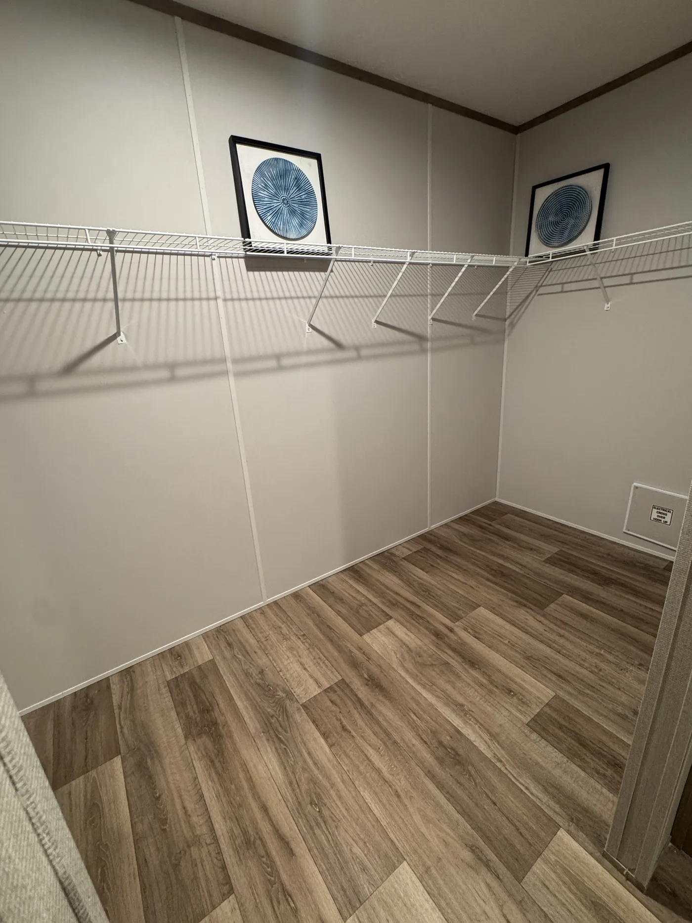 Primary walk-in closet